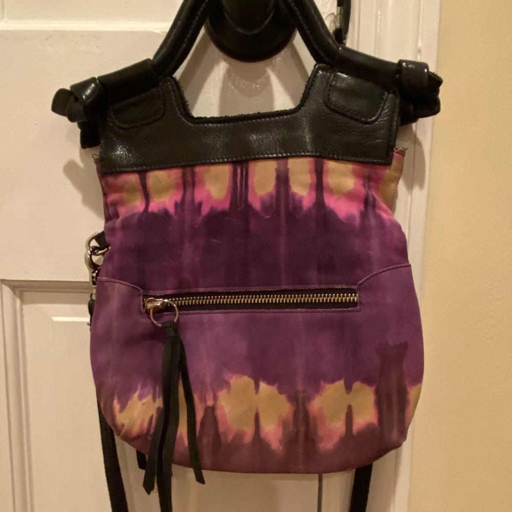 Foley + Corinna Disco City Mini Bag, Purple Tie Dye